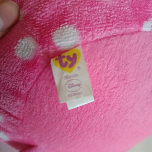 2013 TY Disney Minnie Mouse Plush Ballz Stuffed Animal 9" - Picture 7 of 8